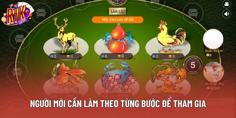 Người mới cần làm theo từng bước để tham gia Người mới cần làm theo từng bước để tham gia